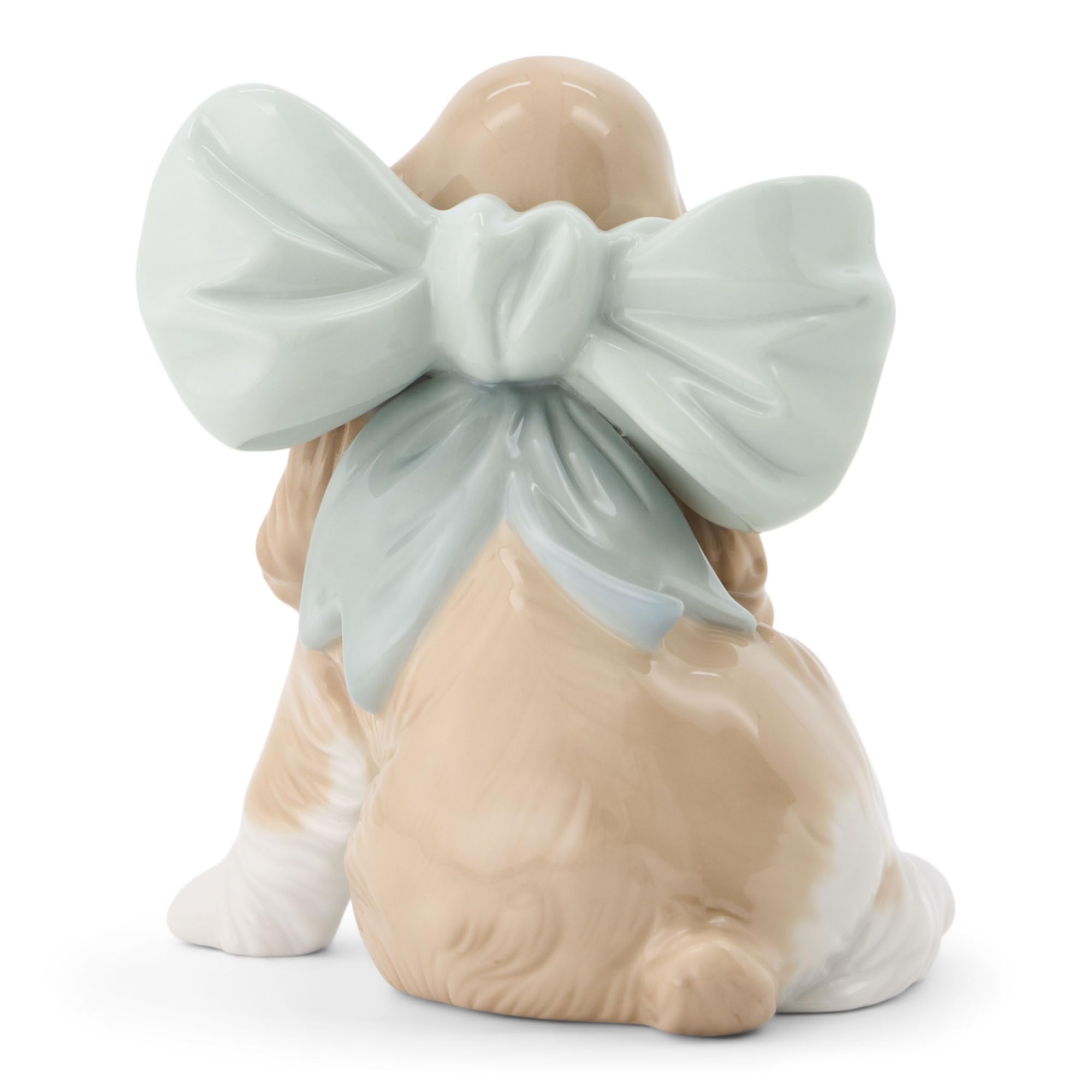 Amazon.co.jp: ナオ Nao リヤドロ 人形 リボンの仔犬 02001349